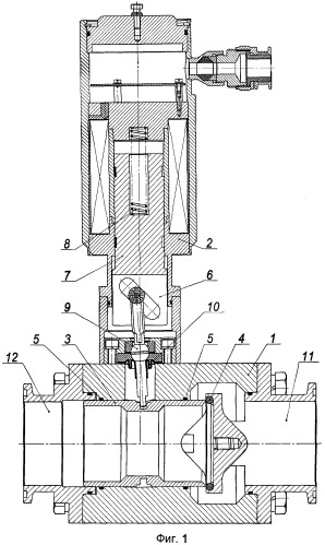 Клапан электромагнитный (патент 2442055)