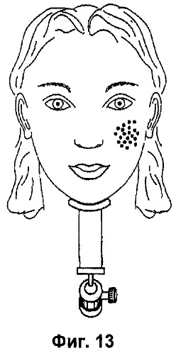 Способ нанесения светочувствительного макияжа, в котором используется оптический агент для защиты получаемого результата (патент 2438646)