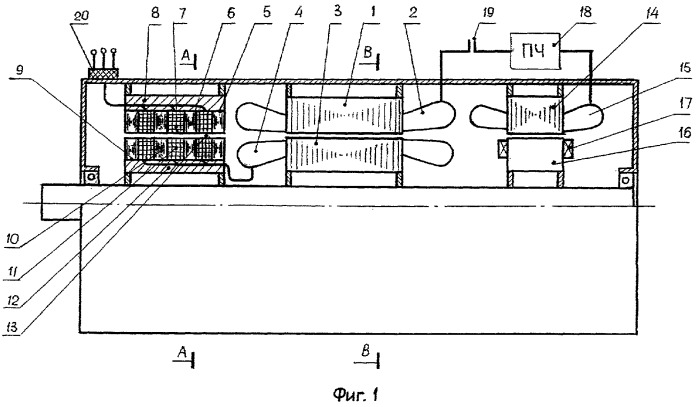 Асинхронная регулируемая машина (патент 2380813)