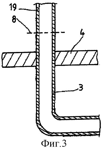Теплообменник и способ расположения вентиляционной трубы в теплообменнике (патент 2296283)