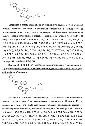 Имидазопиридиновые ингибиторы киназ (патент 2469036)