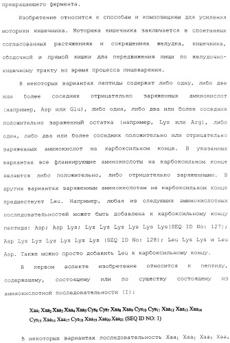 Полипептид для увеличения активности рецептора гуанилатциклазы, фармацевтическая композиция, способ лечения желудочно-кишечного расстройства у пациента, способ повышения активности рецептора гуанилатциклазы у пациента, способ лечения висцеральной боли, способ получения полипептида (варианты), изолированная молекула нуклеиновой кислоты, бактериальный вектор экспрессии и изолированная бактериальная клетка (патент 2433133)