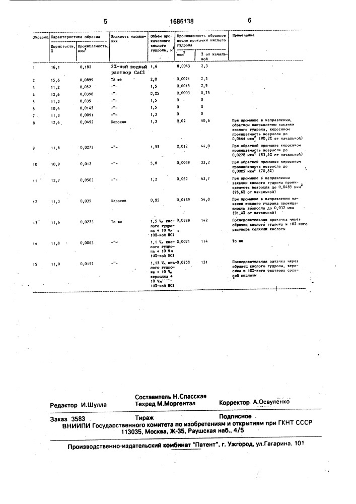 Способ кислотной обработки призабойной зоны пласта (патент 1686138)