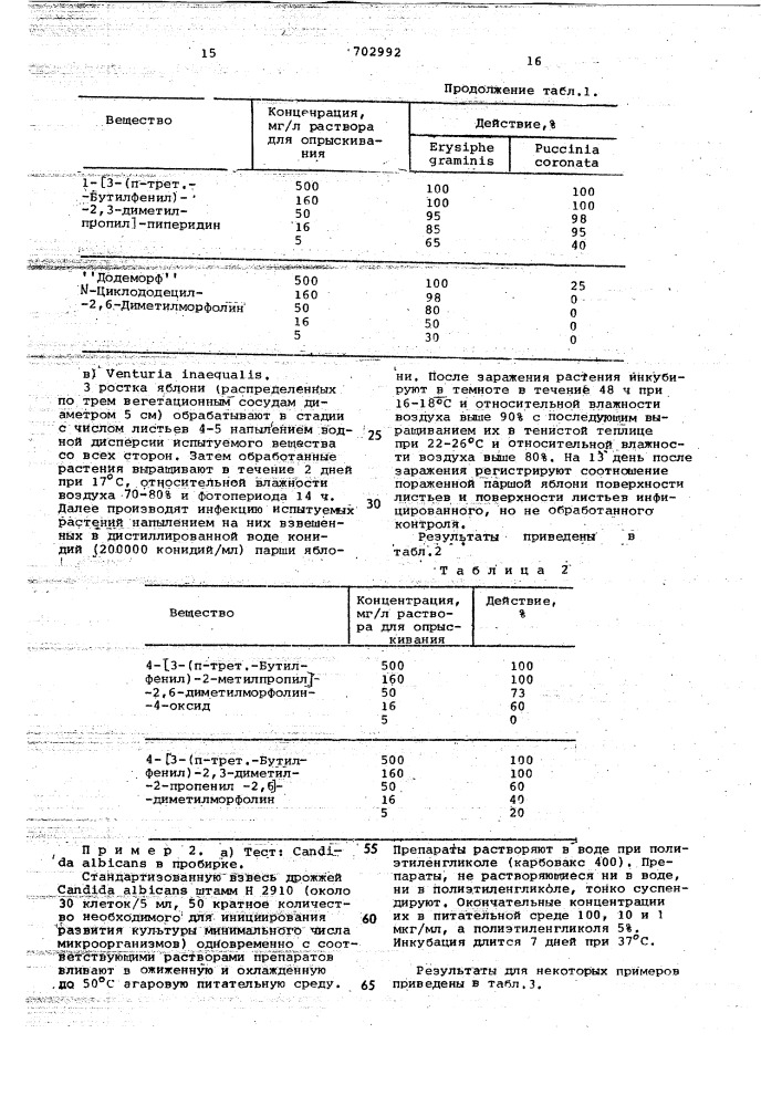 Фунгицидное средство (патент 702992)