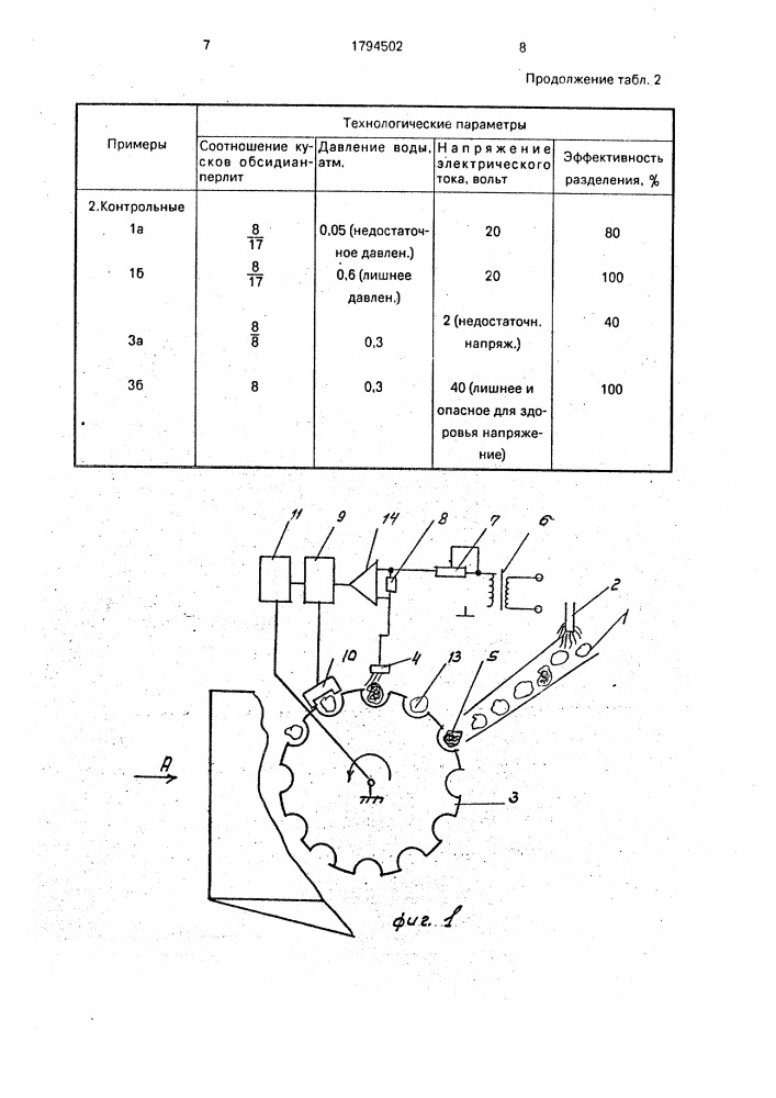 Способ сортировки горных пород (патент 1794502)