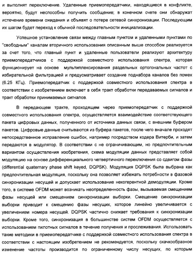 Система радиосвязи на основе приемопередатчиков с поддержкой совместного использования спектра (патент 2316910)