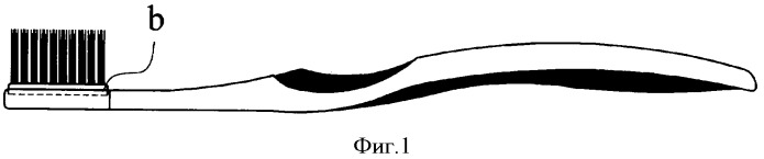 Зубная щетка с ограничителем давления и способ ее изготовления (патент 2358631)