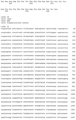 Иммуногенные композиции антигенов staphylococcus aureus (патент 2536981)