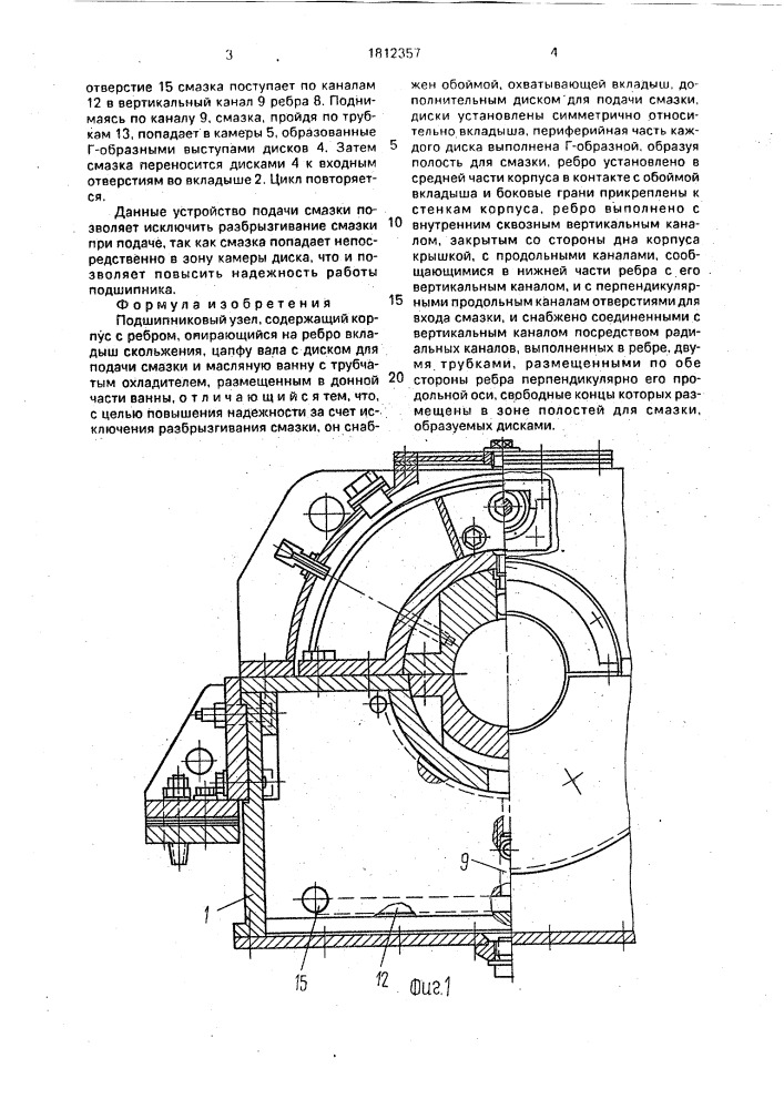 Подшипниковый узел (патент 1812357)