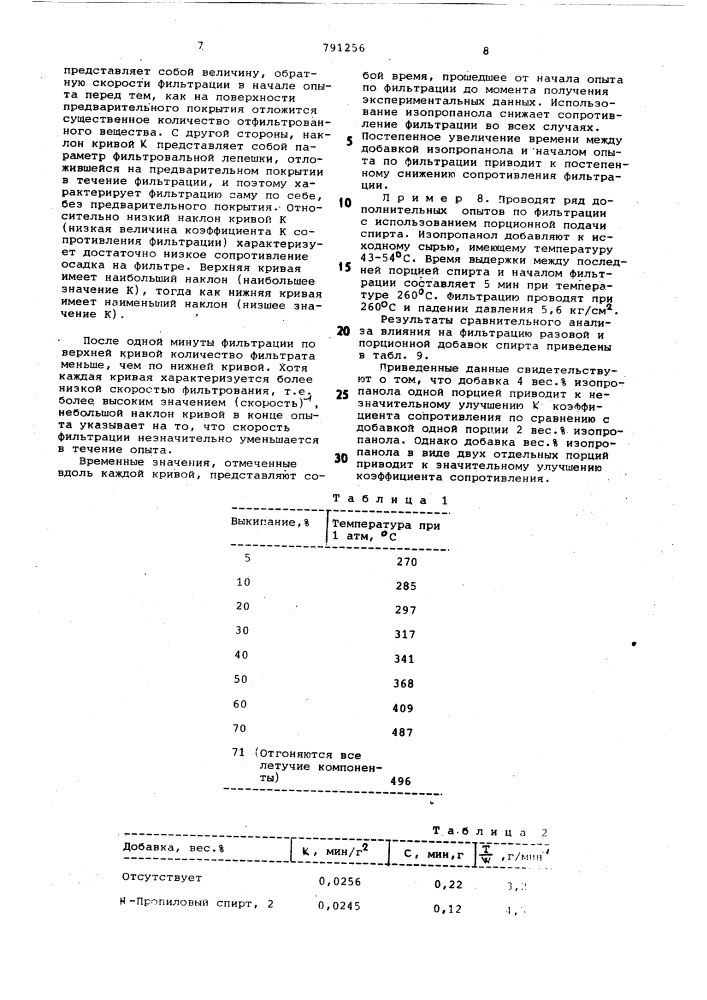 Способ очистки продуктов сжижения угля (патент 791256)