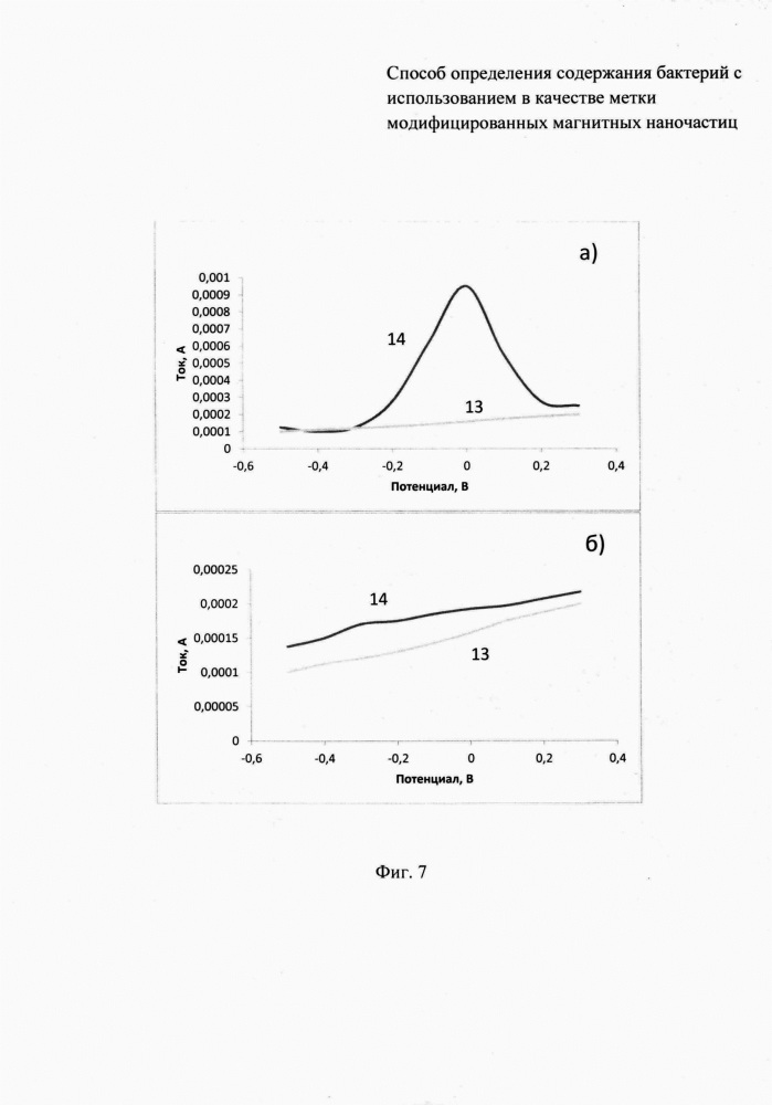 Способ определения содержания бактерий с использованием в качестве метки модифицированных магнитных наночастиц (патент 2612143)