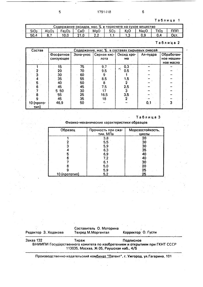 Сырьевая смесь для изготовления ячеистого бетона (патент 1791418)