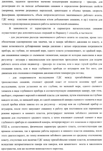 Способ одновременно-раздельного исследования и разработки многопластовых месторождений (варианты) (патент 2371576)