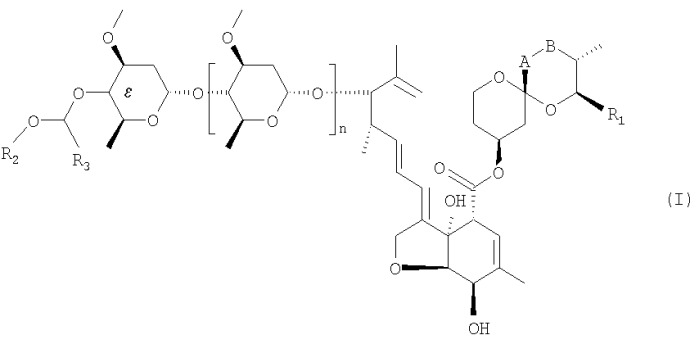 Производные авермектина в1 и моносахарида авермектина в1, имеющие алкоксиметильный заместитель в положении 4&quot;- или 4&#39;- (патент 2330857)