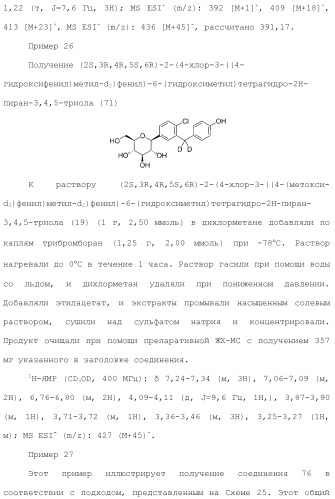 Дейтерированные бензилбензольные производные и способы применения (патент 2509773)