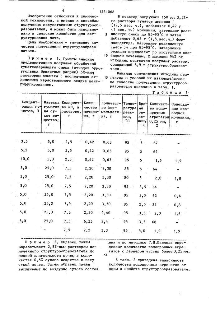 Способ получения искусственного структурообразователя почвы (патент 1231068)