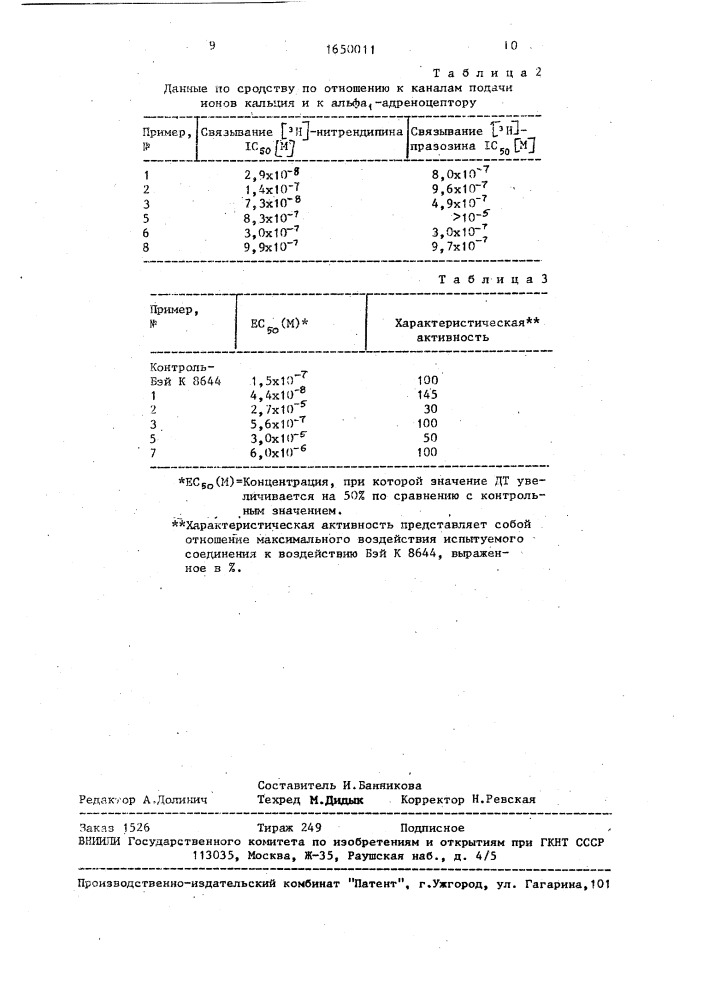 Способ получения производных 1,4-дигидропиридина (патент 1650011)