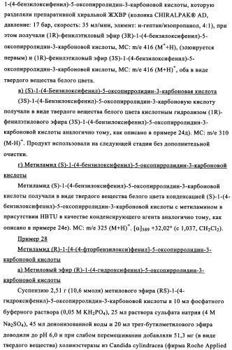 Производные пирролидона в качестве ингибиторов маов (патент 2336267)