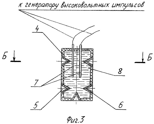 Электрогидравлический способ разрушения и дробления твердых материалов (патент 2385417)