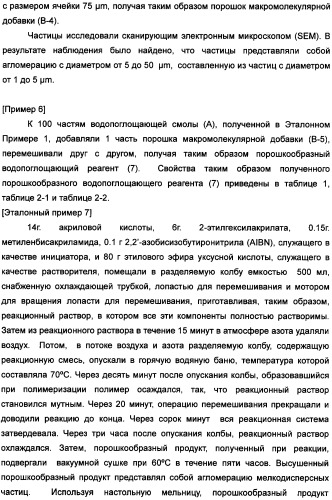 Твердый водопоглощающий реагент и способ его изготовления, и водопоглощающее изделие (патент 2355370)
