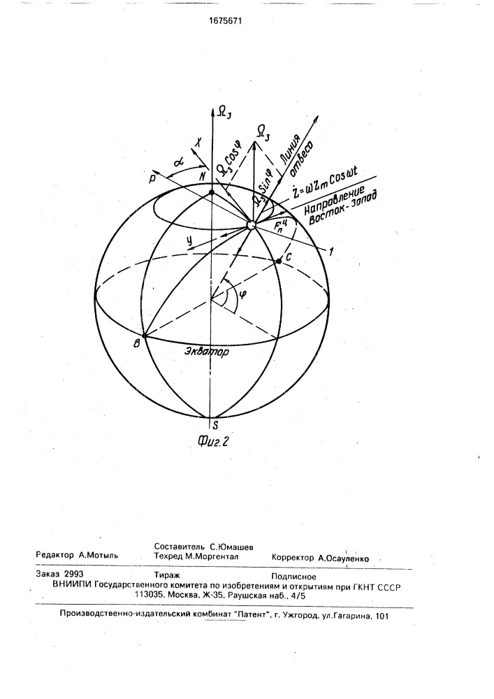 Способ ориентирования (патент 1675671)