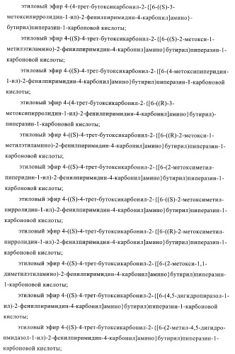 Производные пиримидина и их применение в качестве антагонистов рецептора p2y12 (патент 2410393)