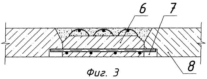 Железобетонный каркас здания со сборно-монолитным скрытым ригелем (патент 2357049)