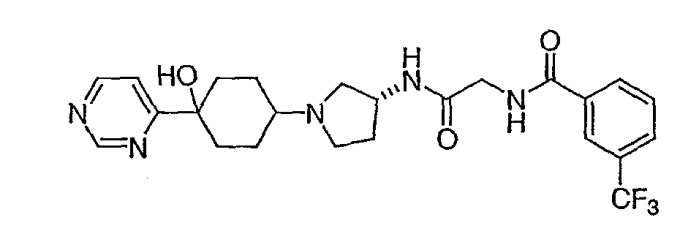 Производные 3-аминопирролидина в качестве модуляторов рецепторов хемокинов (патент 2355679)