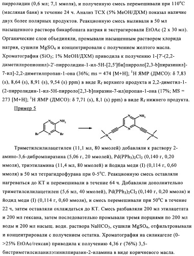 Пирролопиразиновые ингибиторы киназы (патент 2503676)