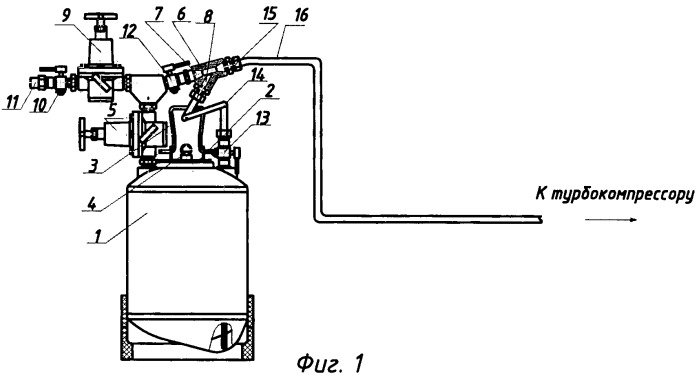 Устройство для очистки лабиринтных уплотнений турбокомпрессоров тепловозных дизелей (патент 2354855)