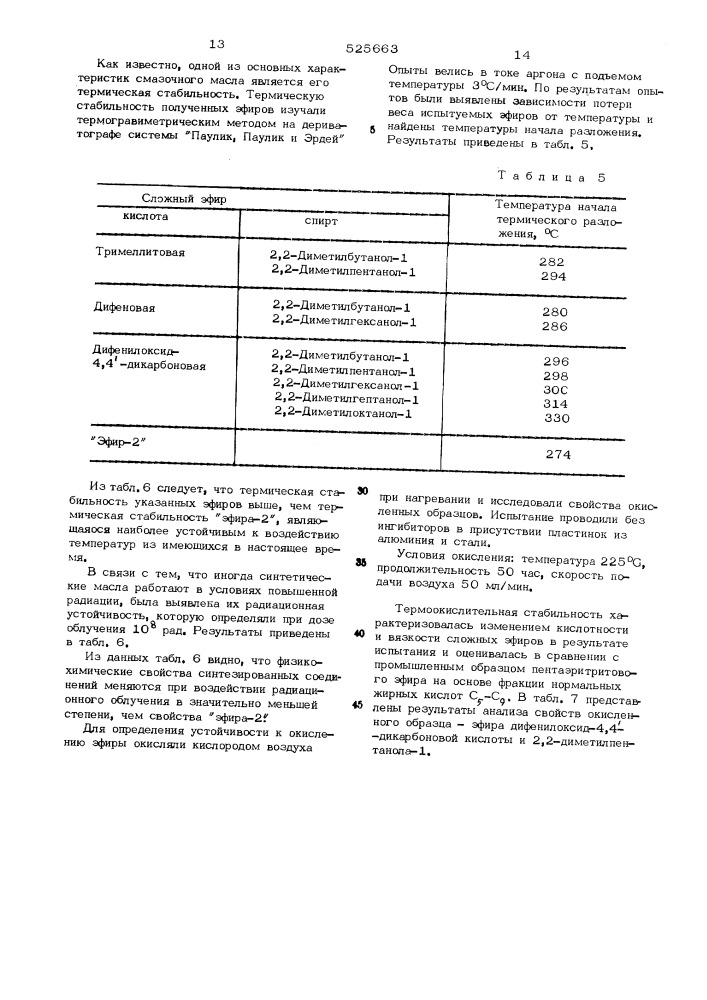 Ароматические сложные эфиры - базовые жидкости для смазочных масел (патент 525663)