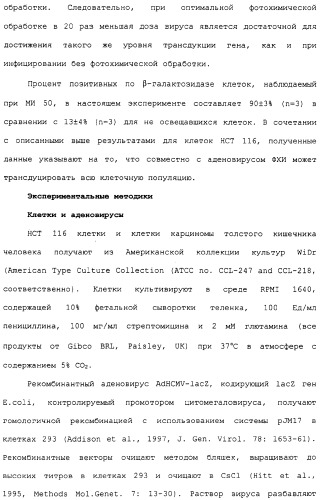 Фотохимическая интернализация для опосредованной вирусом доставки молекулы в цитозоль (патент 2317827)