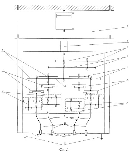 Многошпиндельный гайковерт для завинчивания шпилек с угловым рассогласованием осей (патент 2516251)