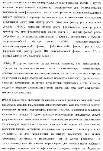 Захват эндотелиальных клеток-предшественников элюирующим лекарственные средства имплантируемым медицинским устройством (патент 2400256)