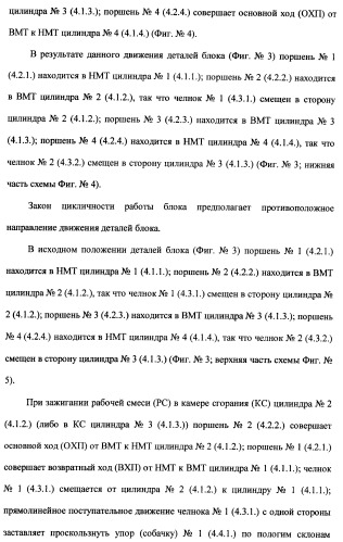 Поршневой двигатель внутреннего сгорания с двойным храповым валом и челночно-рычажным механизмом возврата поршней в исходное положение (пдвсдхвчрм) (патент 2372502)