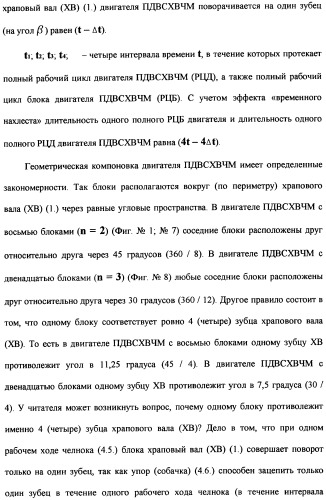 Поршневой двигатель внутреннего сгорания с храповым валом и челночным механизмом возврата основных поршней в исходное положение (пдвсхвчм) (патент 2369758)