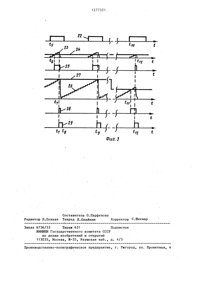 Устройство для управления автономным инвертором (патент 1277321)