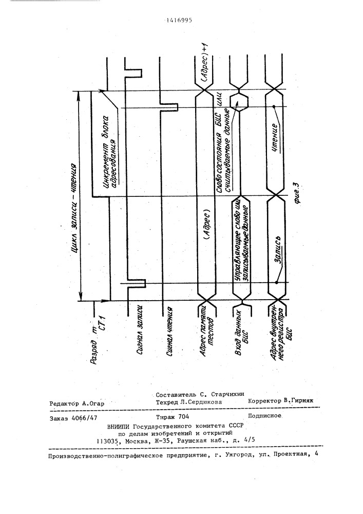 Устройство для контроля цифровых блоков (патент 1416995)