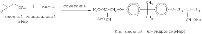 Способ получения промежуточного соединения - производного сложного гидроксиэфира и эпоксидные смолы, полученные из него (патент 2276158)