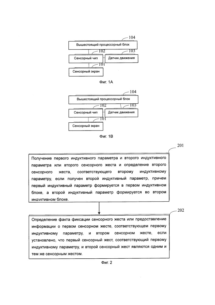 Способ и устройство определения сенсорного жеста (патент 2649784)