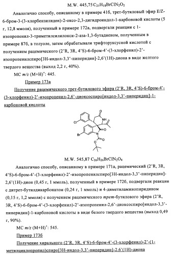 Производные спироиндолинона (патент 2435771)