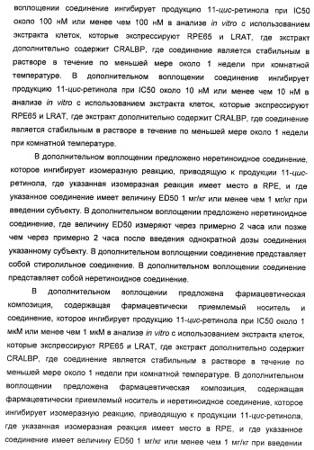 Соединения, представляющие собой стиролильные производные, для лечения офтальмических заболеваний и расстройств (патент 2494089)