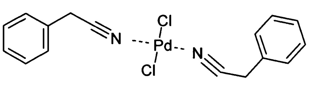 Дихлорид ди(фенилацетонитрил) палладия и способ его получения (патент 2645680)