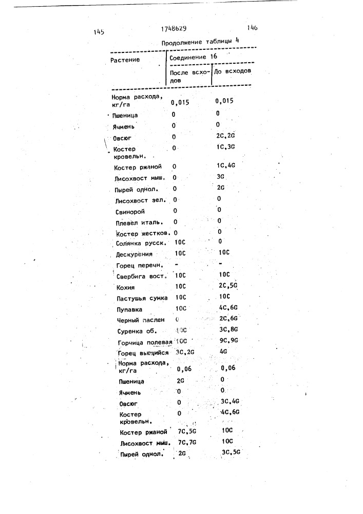 Способ борьбы с нежелательной растительностью (патент 1748629)