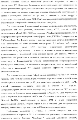 Антитело, содержащее fc-вариантную часть (варианты), фармацевтическая композиция, содержащая антитело, и способ лечения млекопитающего (патент 2390527)