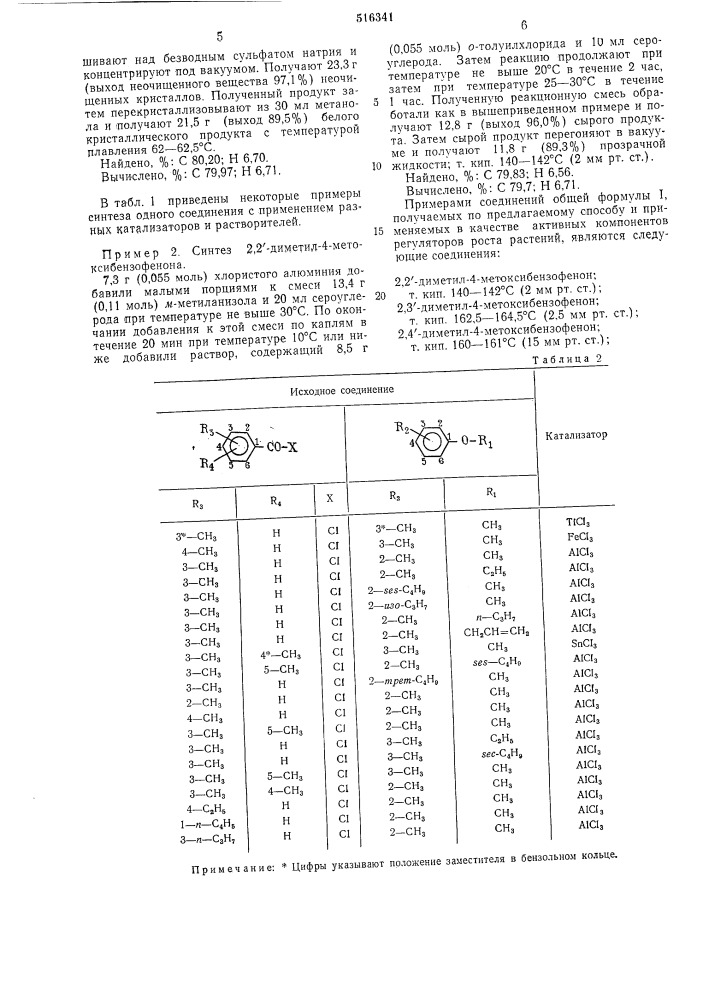 Способ получения замещенных бензофенонов (патент 516341)