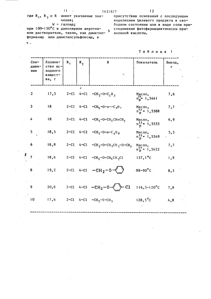 Способ получения производных 1н-1,2,4-триазола (патент 1431677)