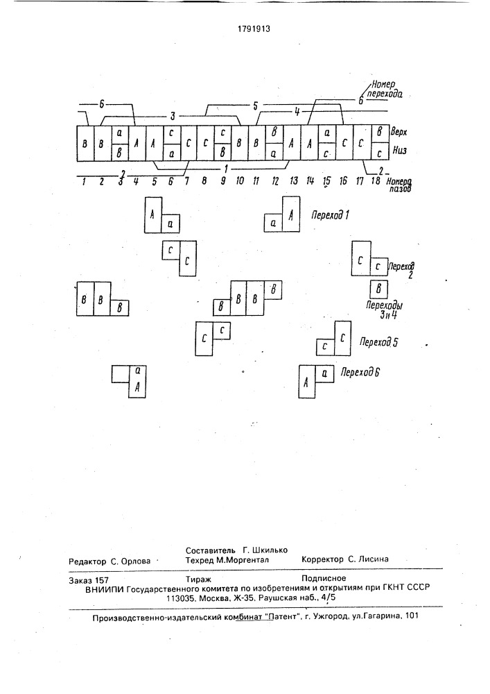 Способ шкилько изготовления обмотки статора электрической машины (патент 1791913)