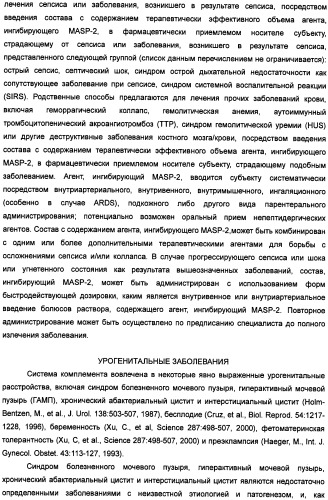 Способ лечения заболеваний, связанных с masp-2-зависимой активацией комплемента (варианты) (патент 2484097)