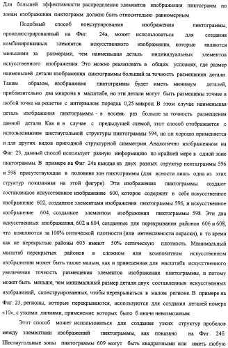 Способ воспроизведения изображения и микрооптическая система безопасности (патент 2472192)